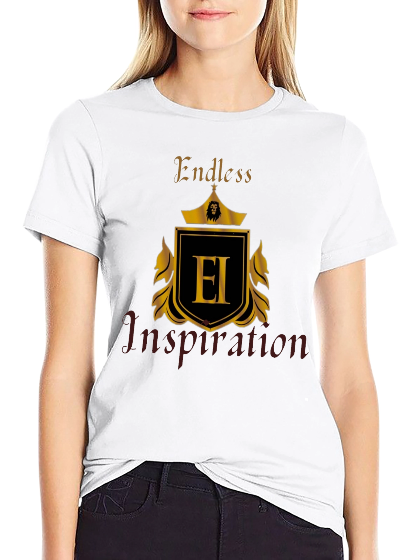 Endless Inspiration Black Graphic Tee