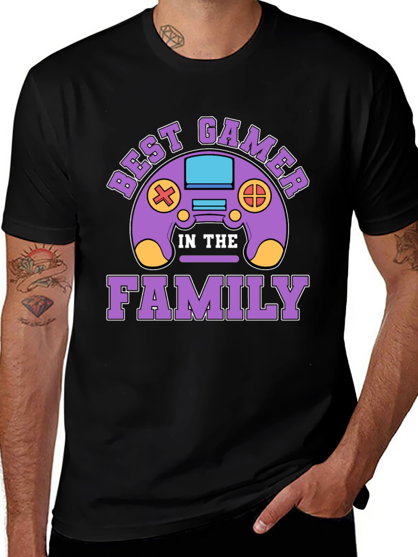 Best Gamer In The Family Graphic T-Shirt