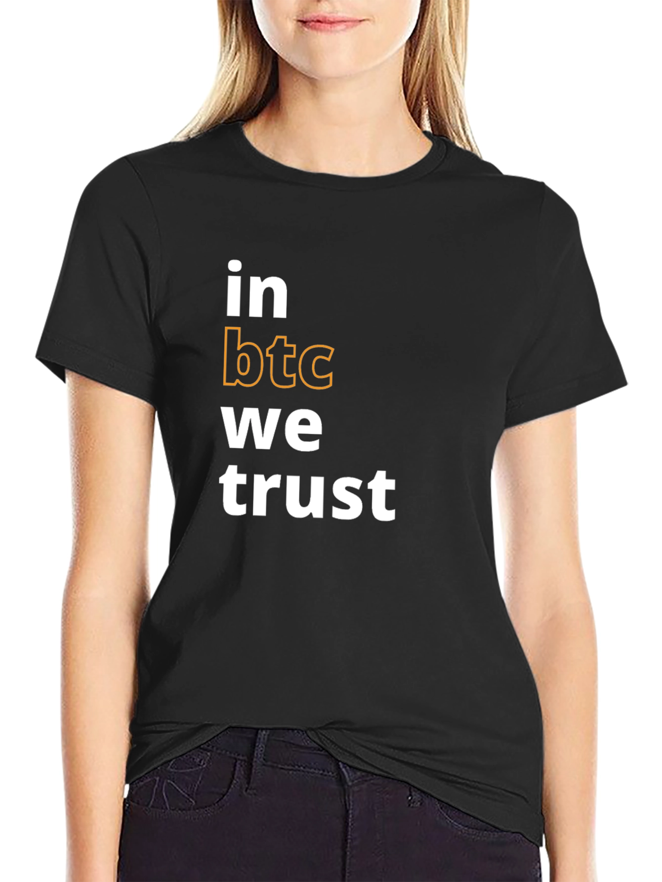 Bitcoin BTC Crypto T-Shirt - In BTC We Trust