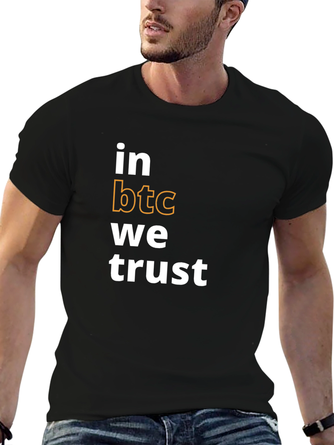 Bitcoin BTC Crypto T-Shirt - In BTC We Trust