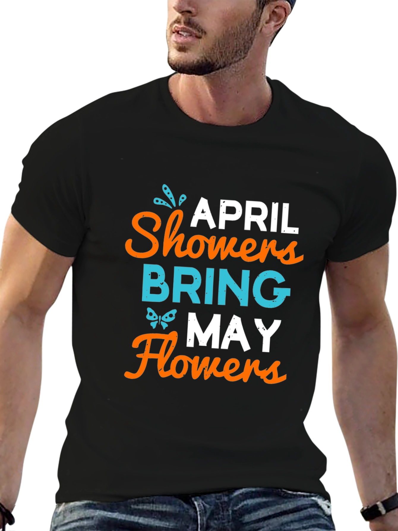 April Showers Bring May Flowers Graphic Tee