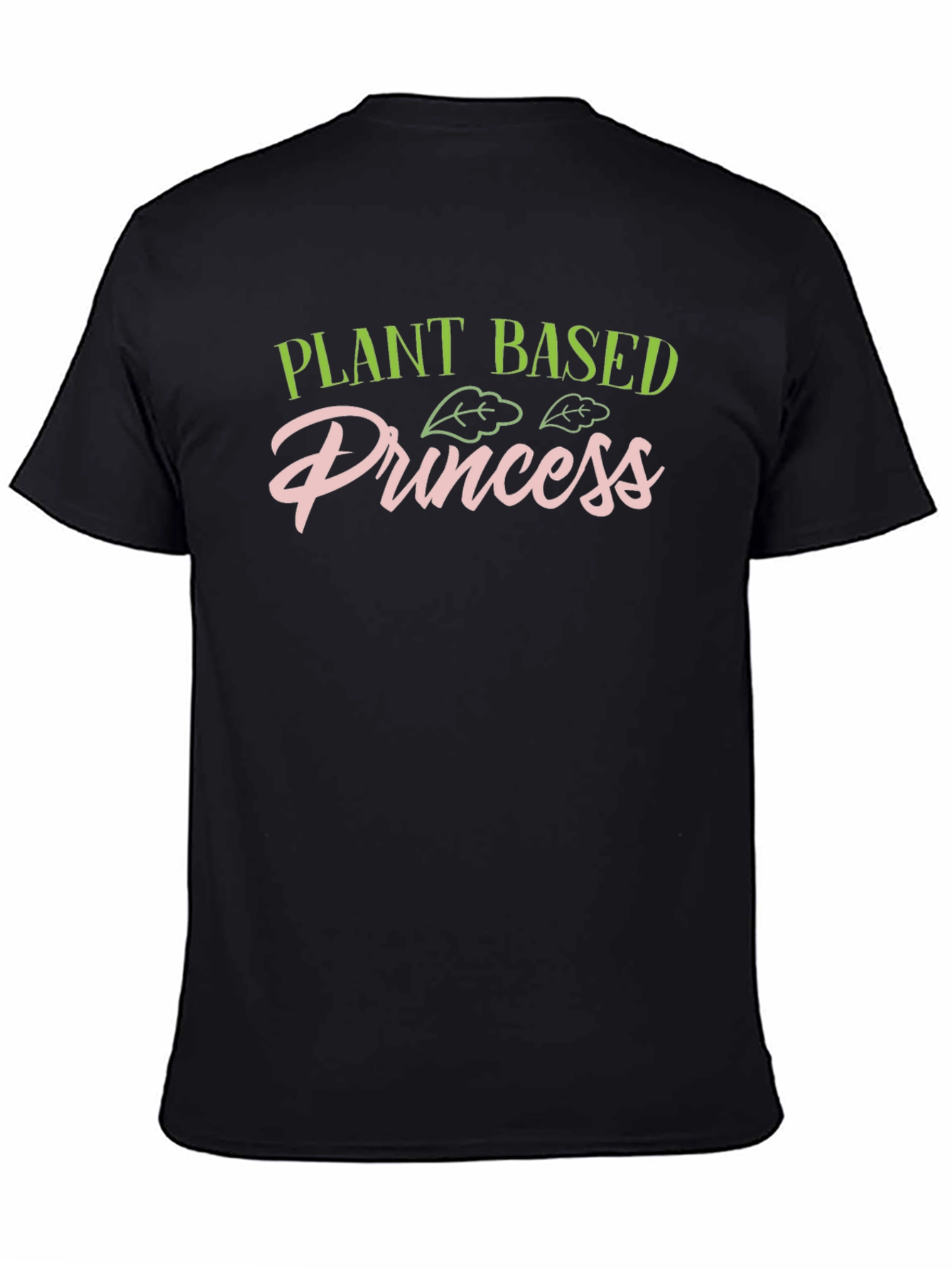 Plant Based Princess Black T-Shirt