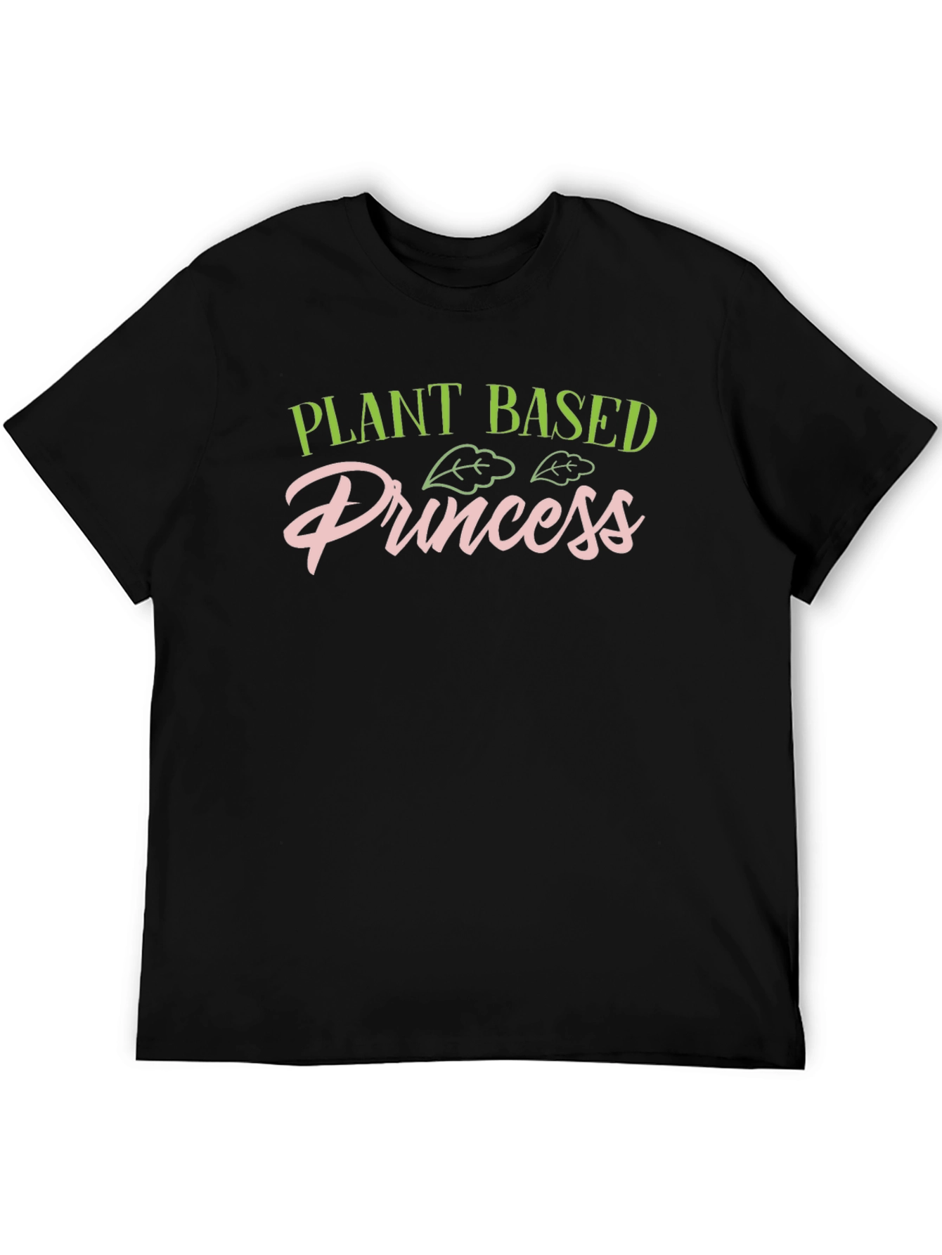 Plant Based Princess Black T-Shirt