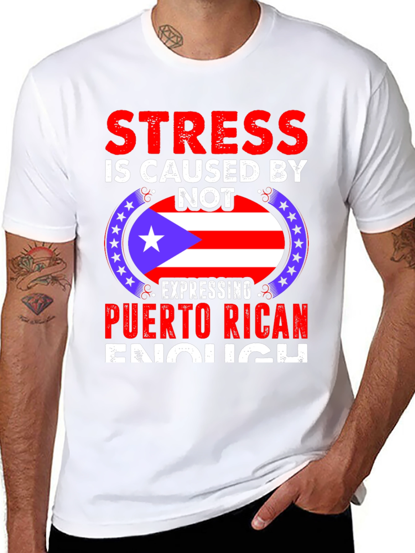 Puerto Rican Pride T-Shirt - Stress Relief