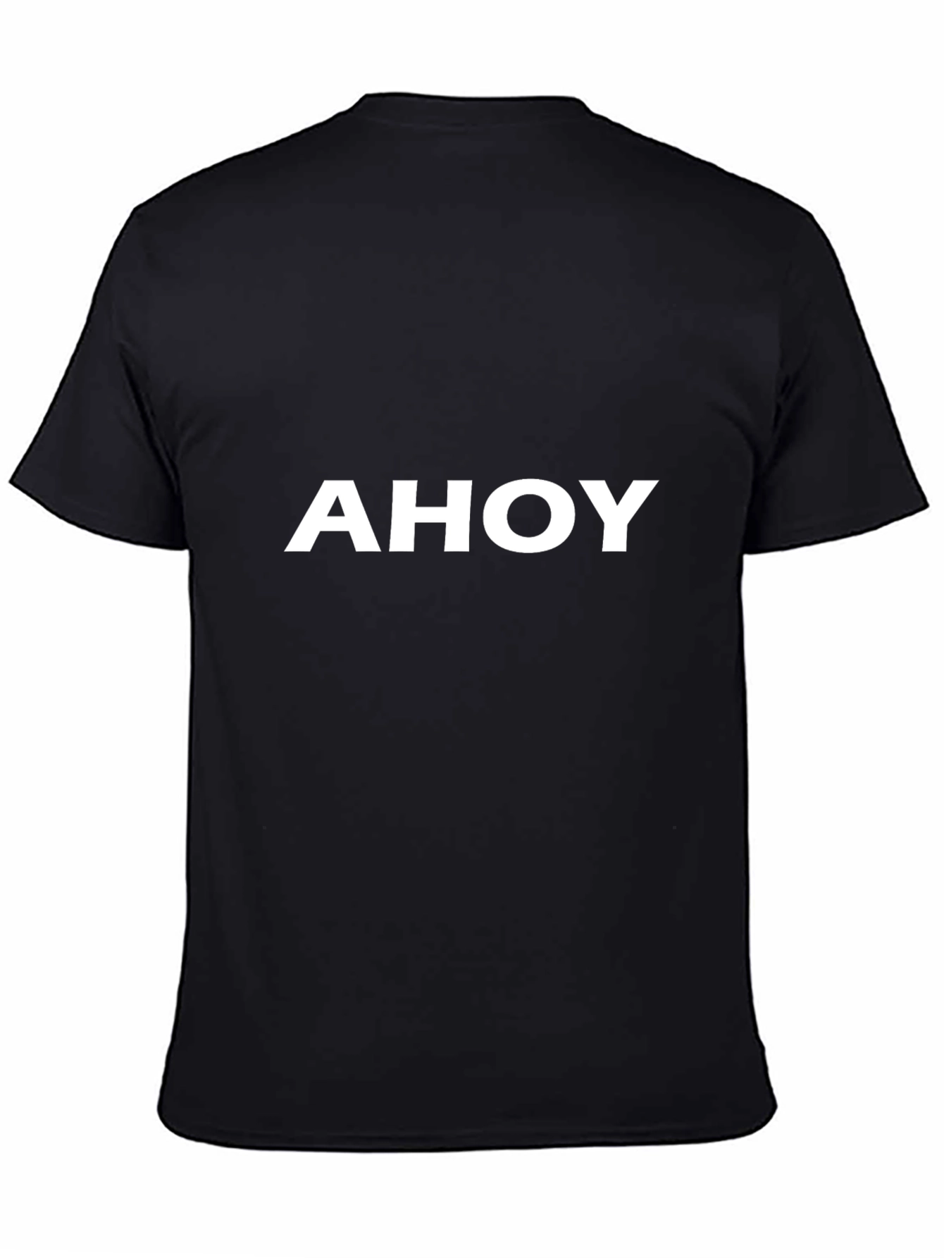 Ahoy Graphic T-Shirt - Classic Black Tee