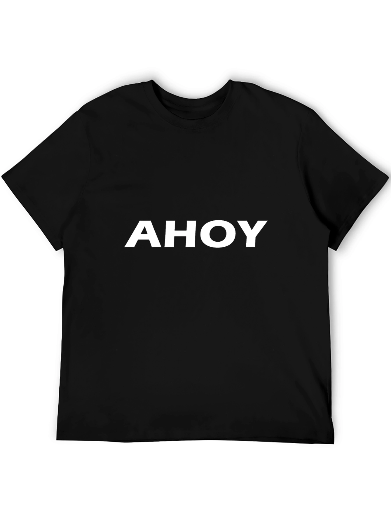 Ahoy Graphic T-Shirt - Classic Black Tee