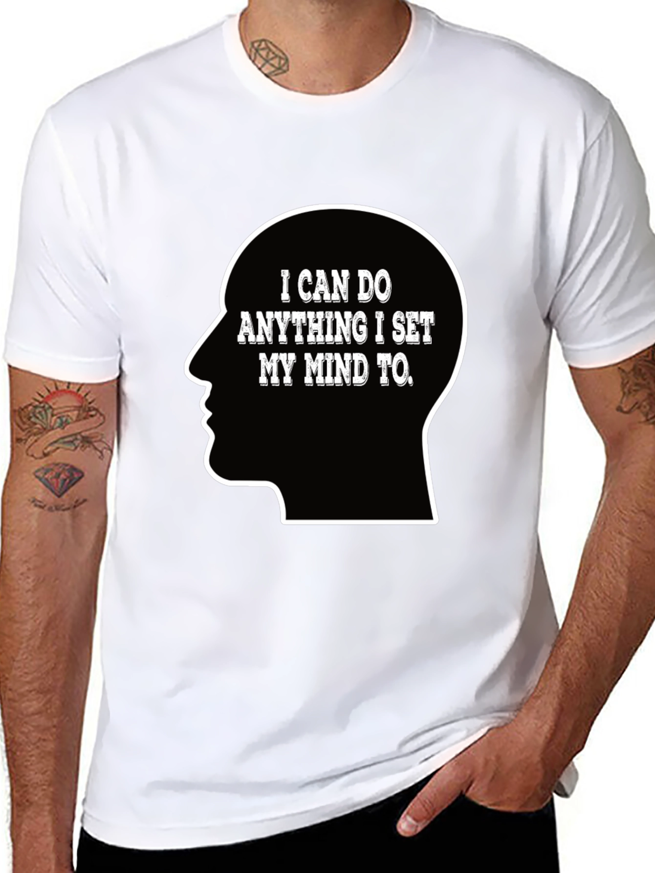 Motivational T-Shirt - I Can Do Anything Mind Set