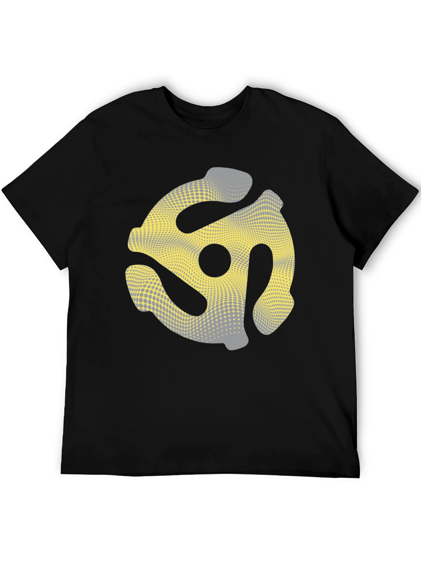 Retro Record Adapter T-Shirt - Black