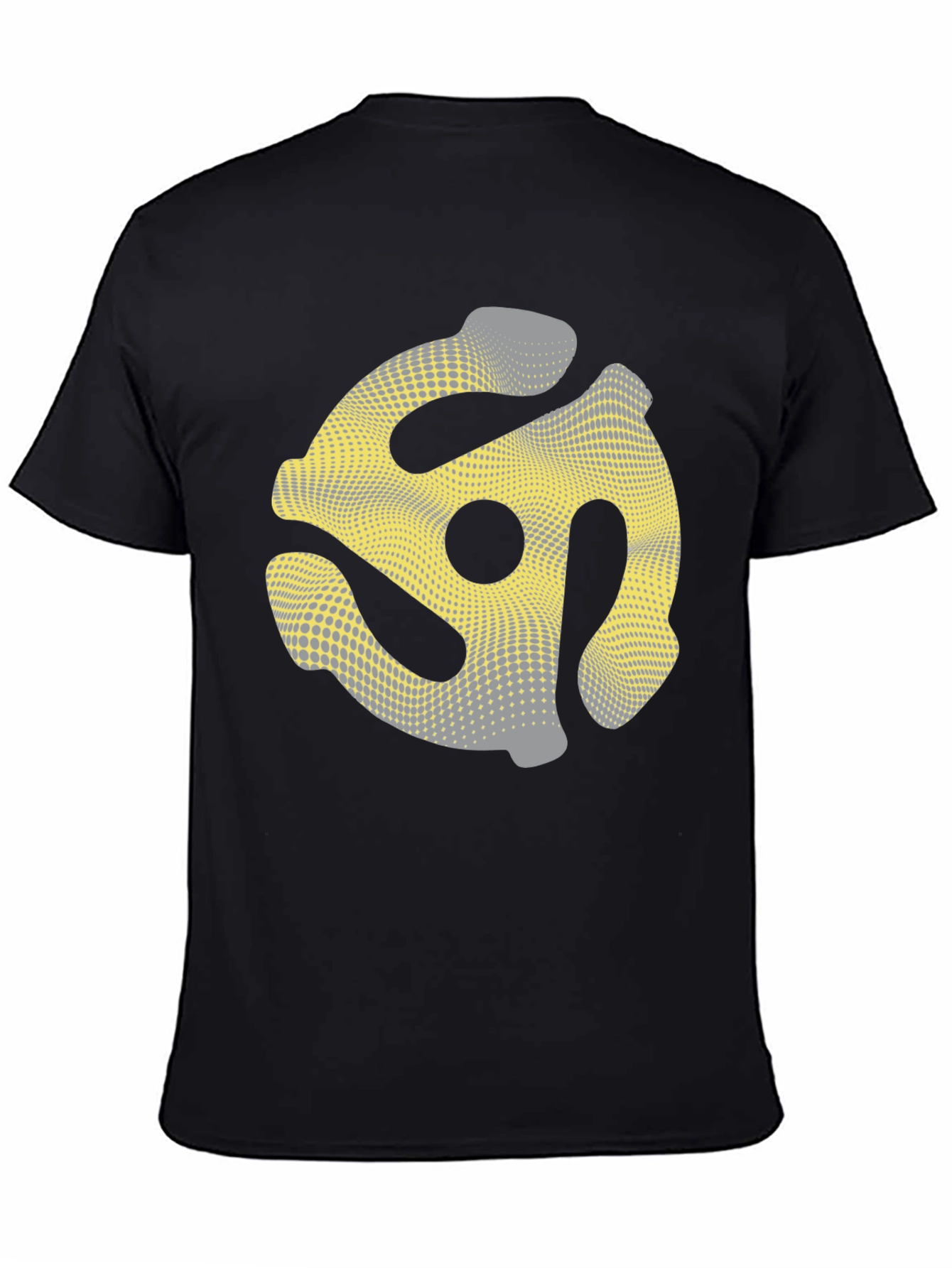 Retro Record Adapter T-Shirt - Black