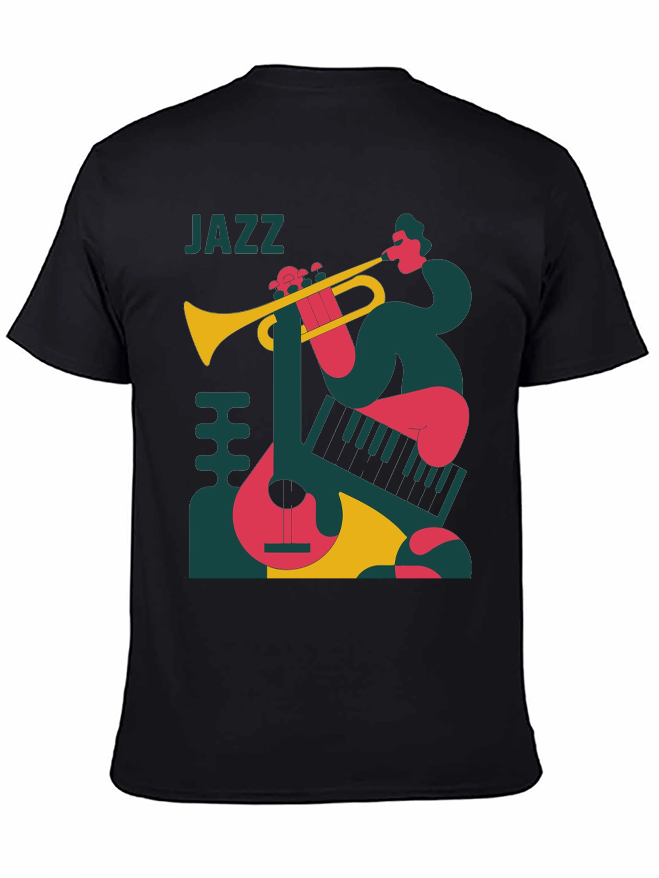 Jazz Music Graphic T-Shirt - Retro Style