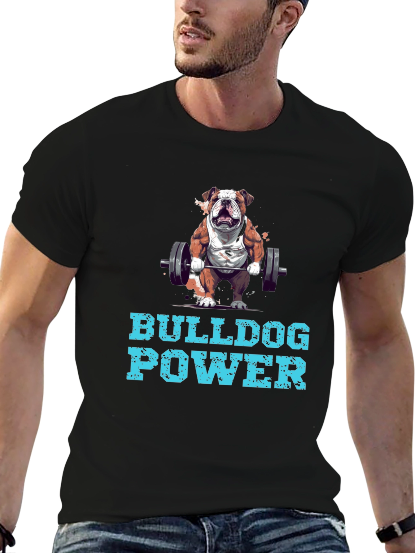 Bulldog Power Graphic Tee