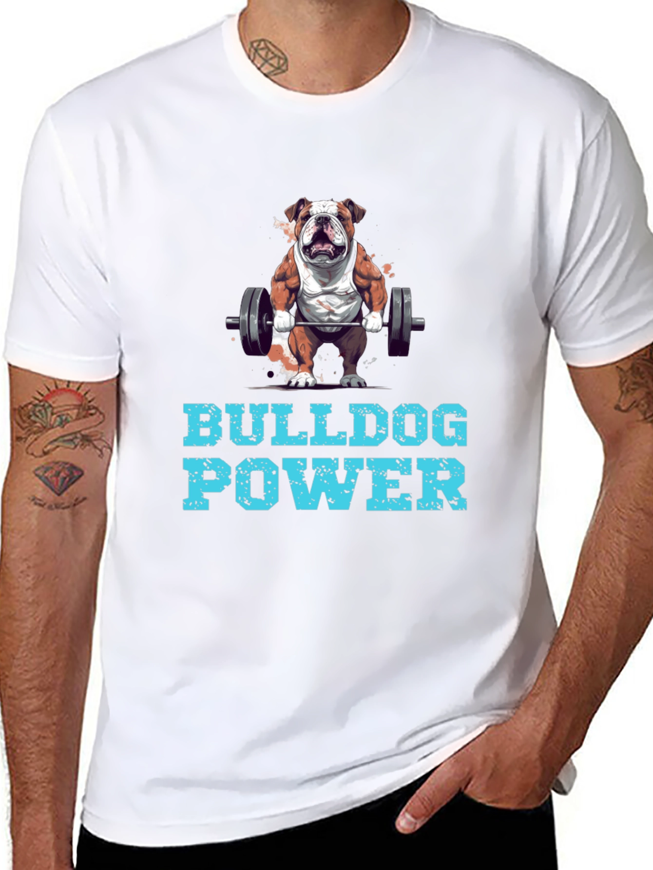Bulldog Power Graphic Tee