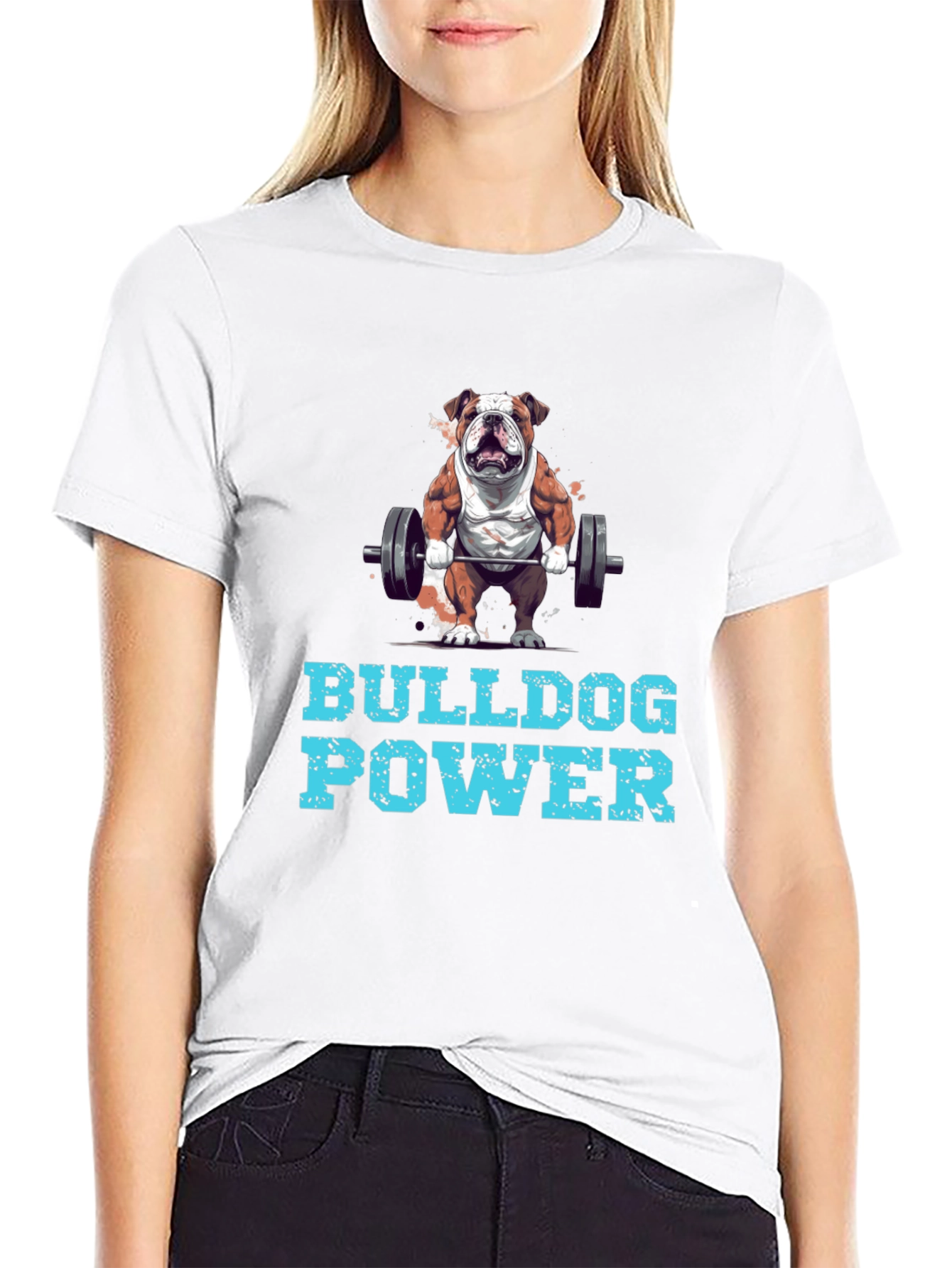 Bulldog Power Graphic Tee