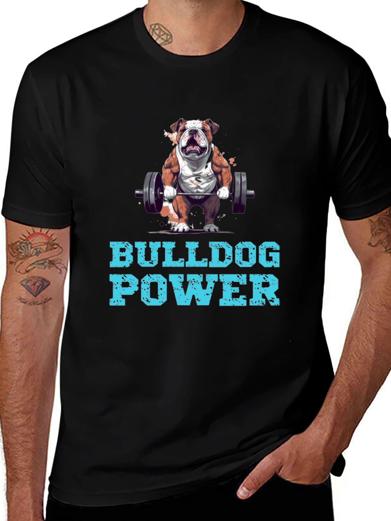 Bulldog Power Graphic Tee