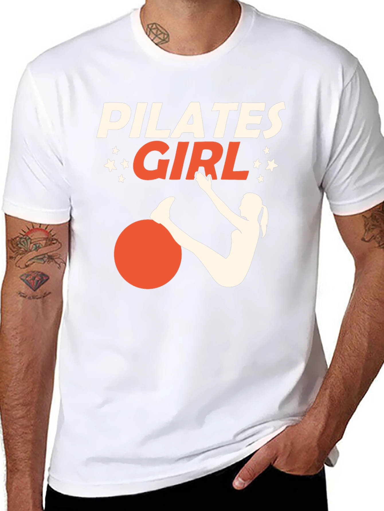 Pilates Girl Graphic Tee - Workout Shirt