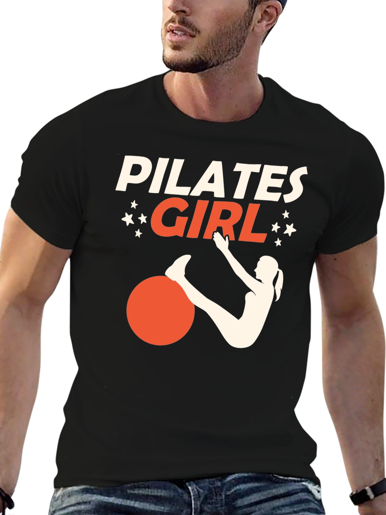 Pilates Girl Graphic Tee - Workout Shirt