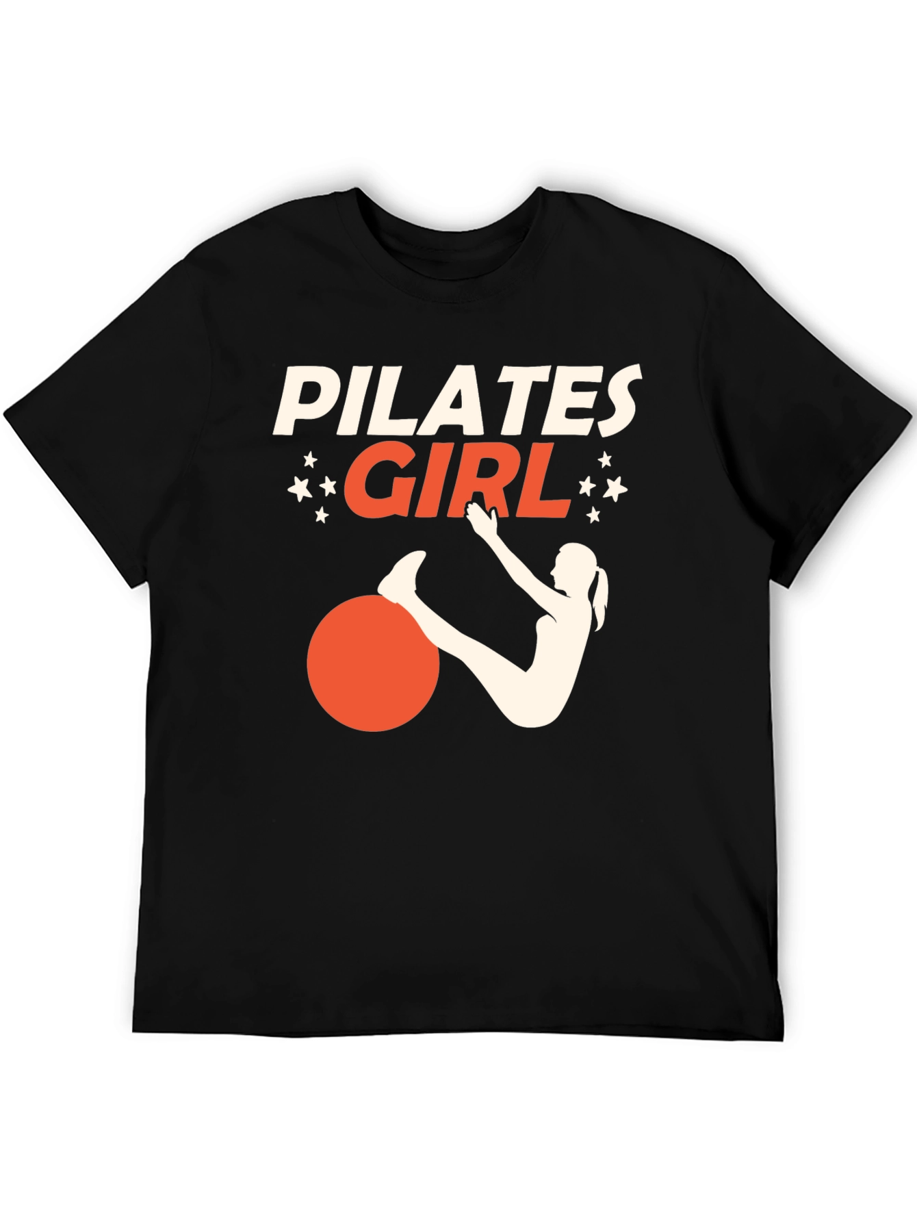 Pilates Girl Graphic Tee - Workout Shirt