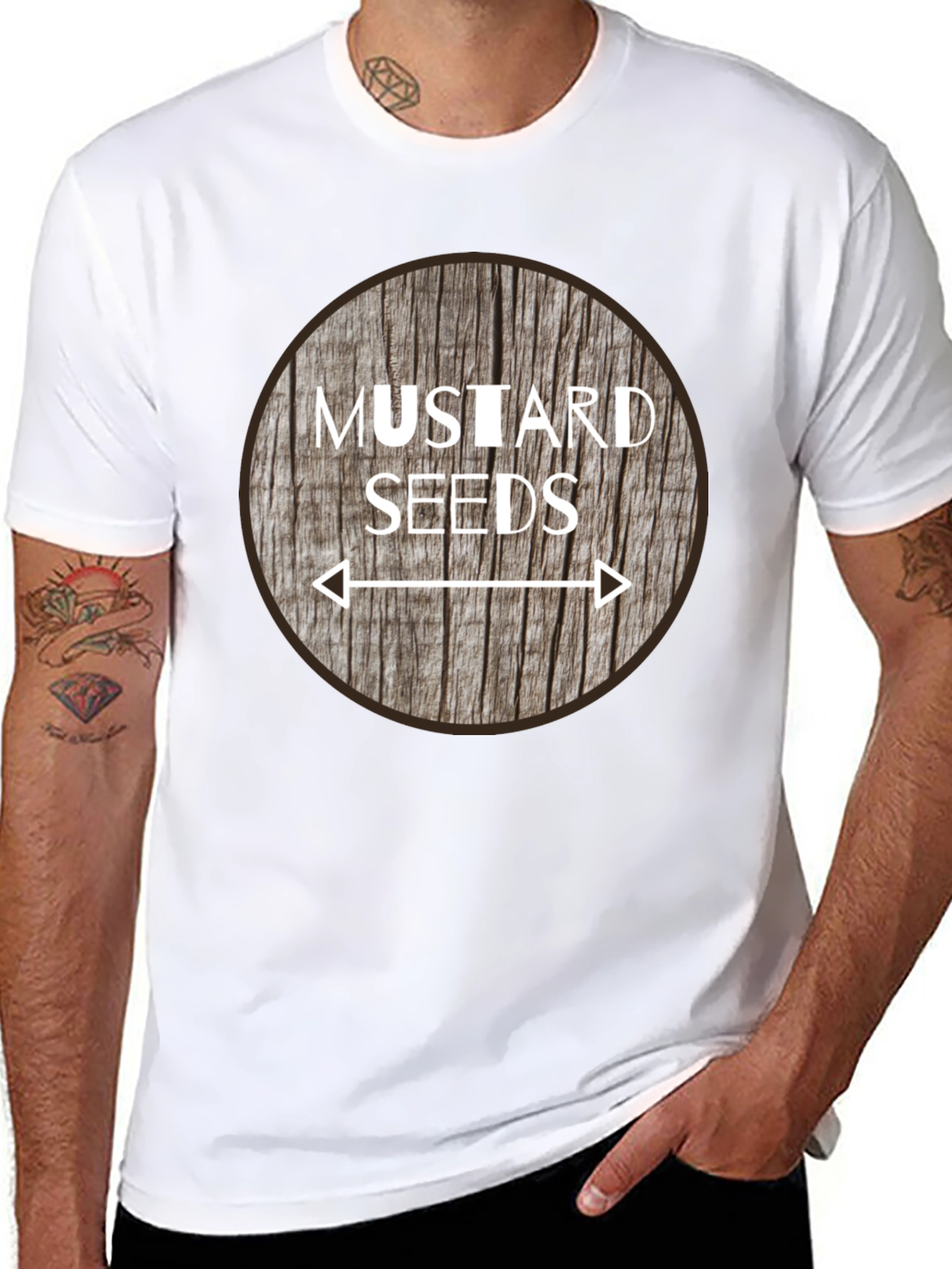 Mustard Seeds Graphic T-Shirt - Unique Design