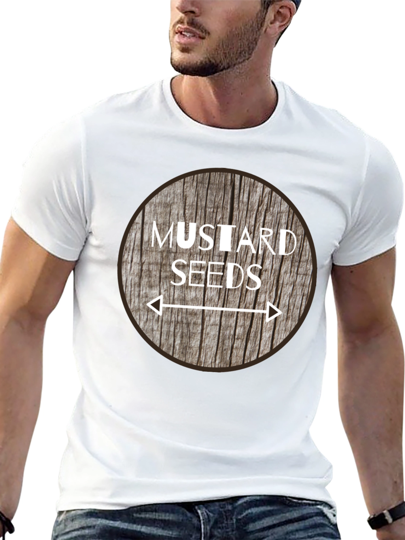 Mustard Seeds Graphic T-Shirt - Unique Design