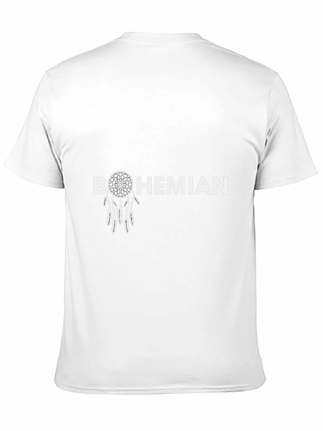 Bohemian Dreamcatcher Graphic Tee - Black