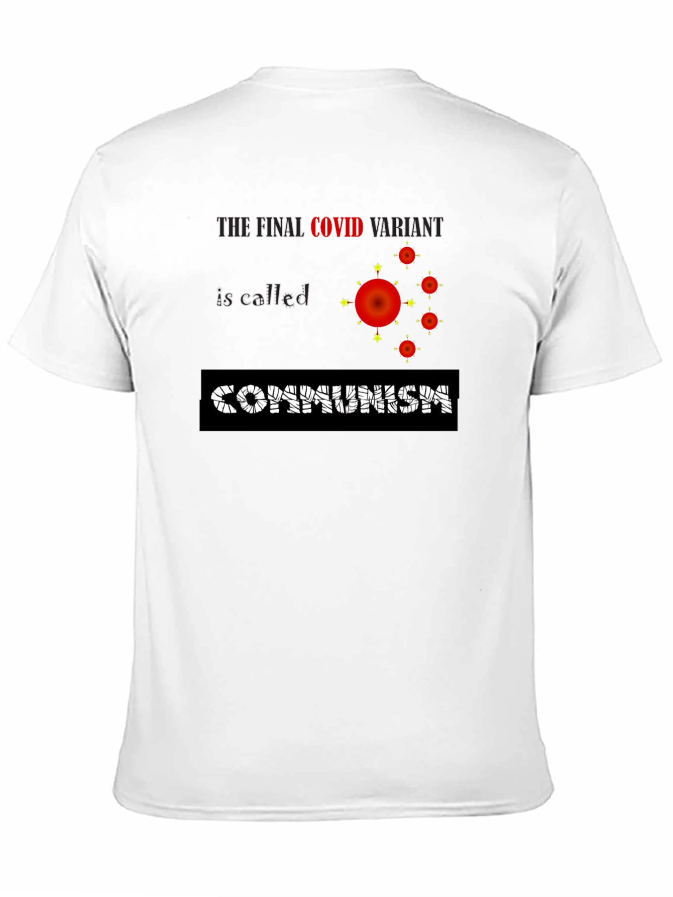 COVID Communism Black Graphic Tee