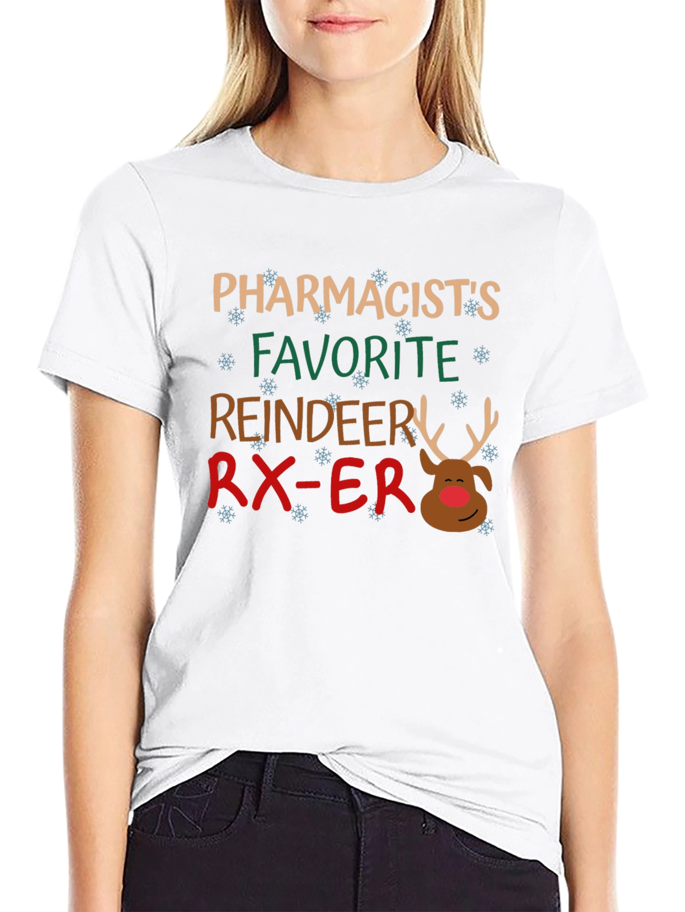 Pharmacists Favorite Reindeer Christmas T-Shirt