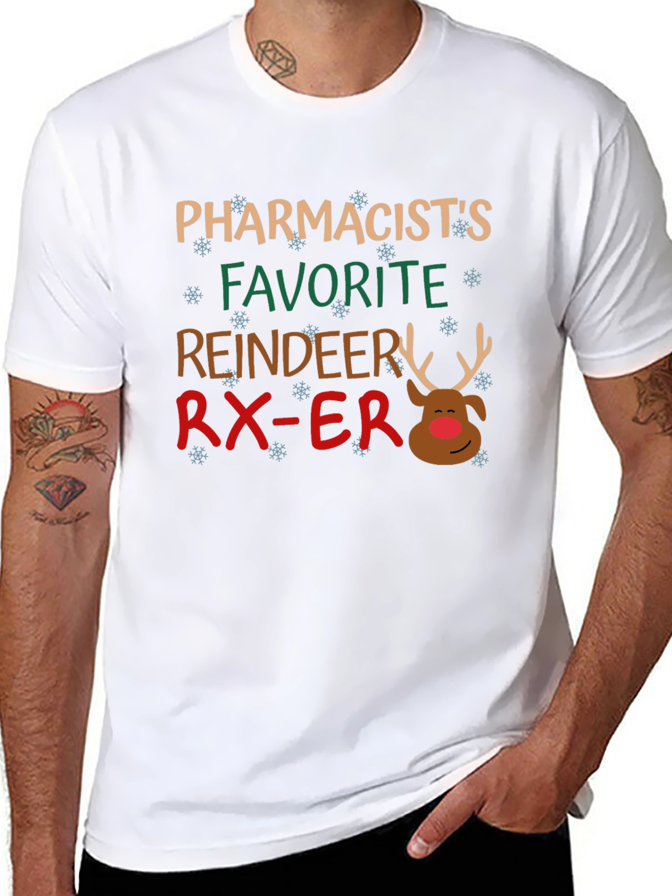 Pharmacists Favorite Reindeer Christmas T-Shirt