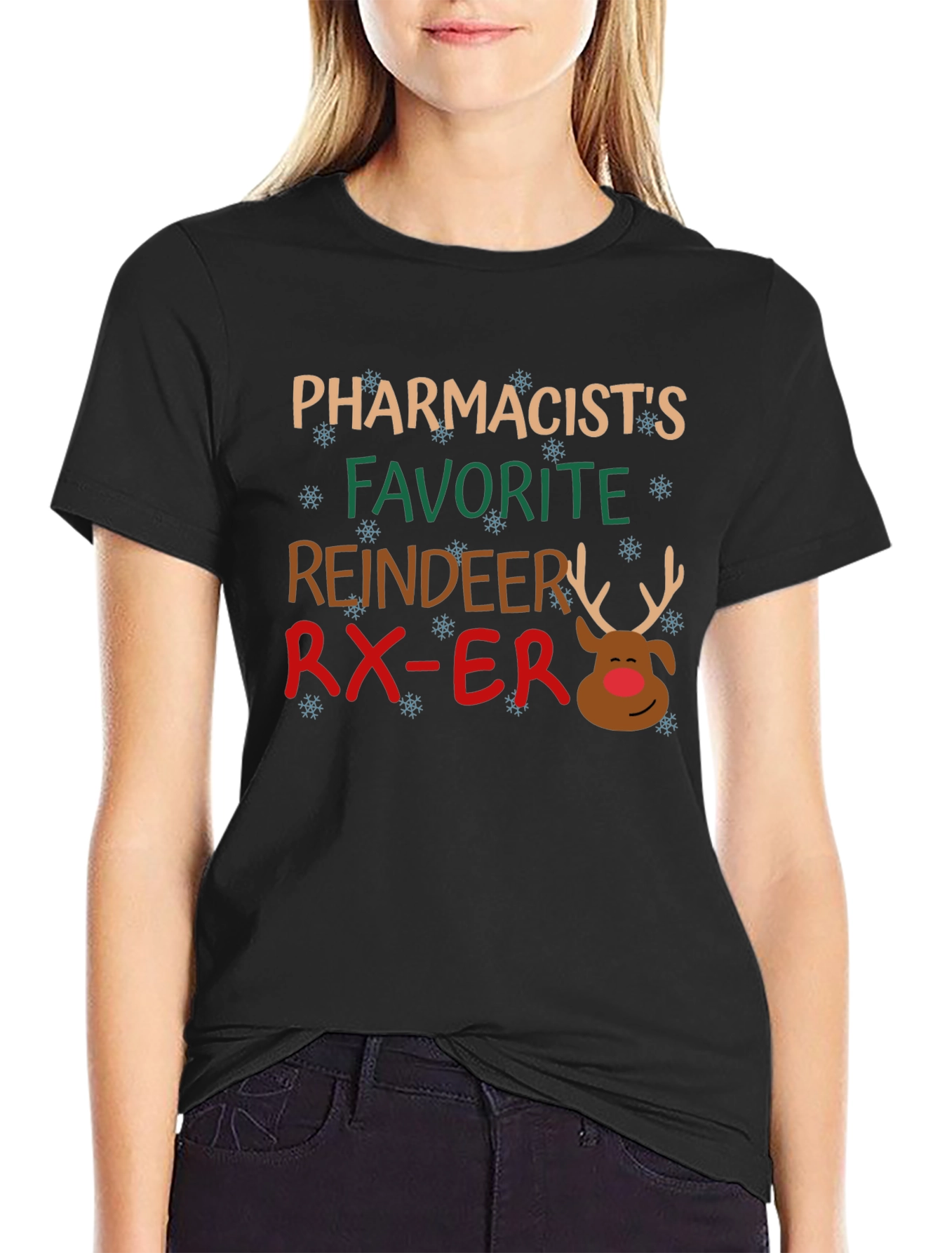 Pharmacists Favorite Reindeer Christmas T-Shirt