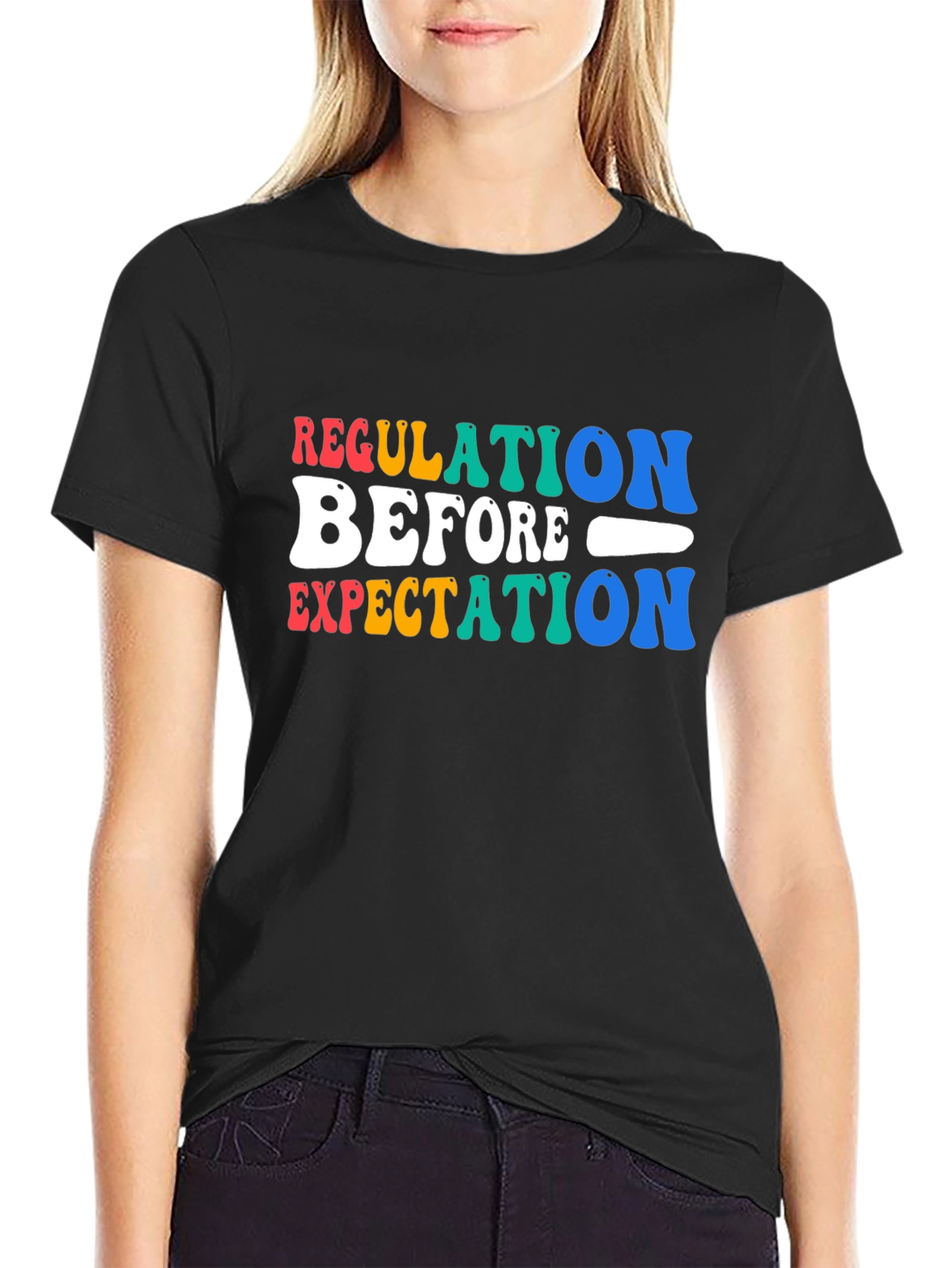 Regulation Before Expectation Graphic T-Shirt