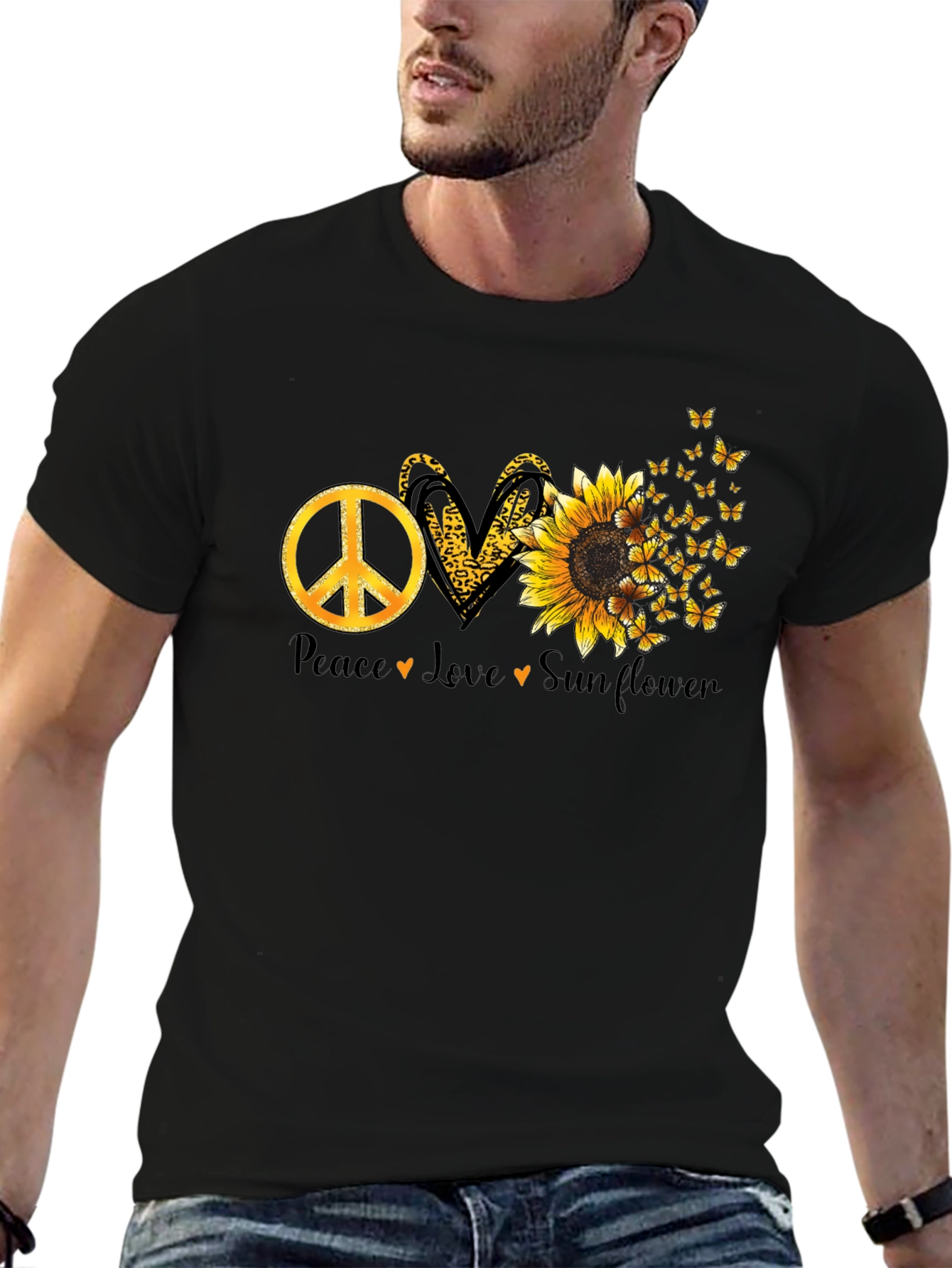 Peace Love Sunflower T-Shirt