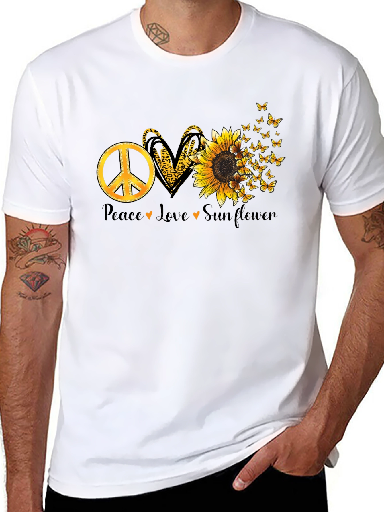 Peace Love Sunflower T-Shirt