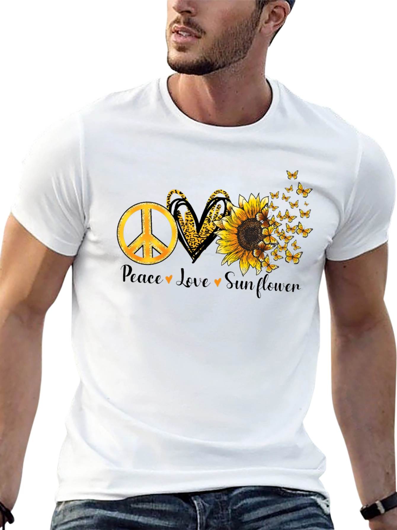 Peace Love Sunflower T-Shirt