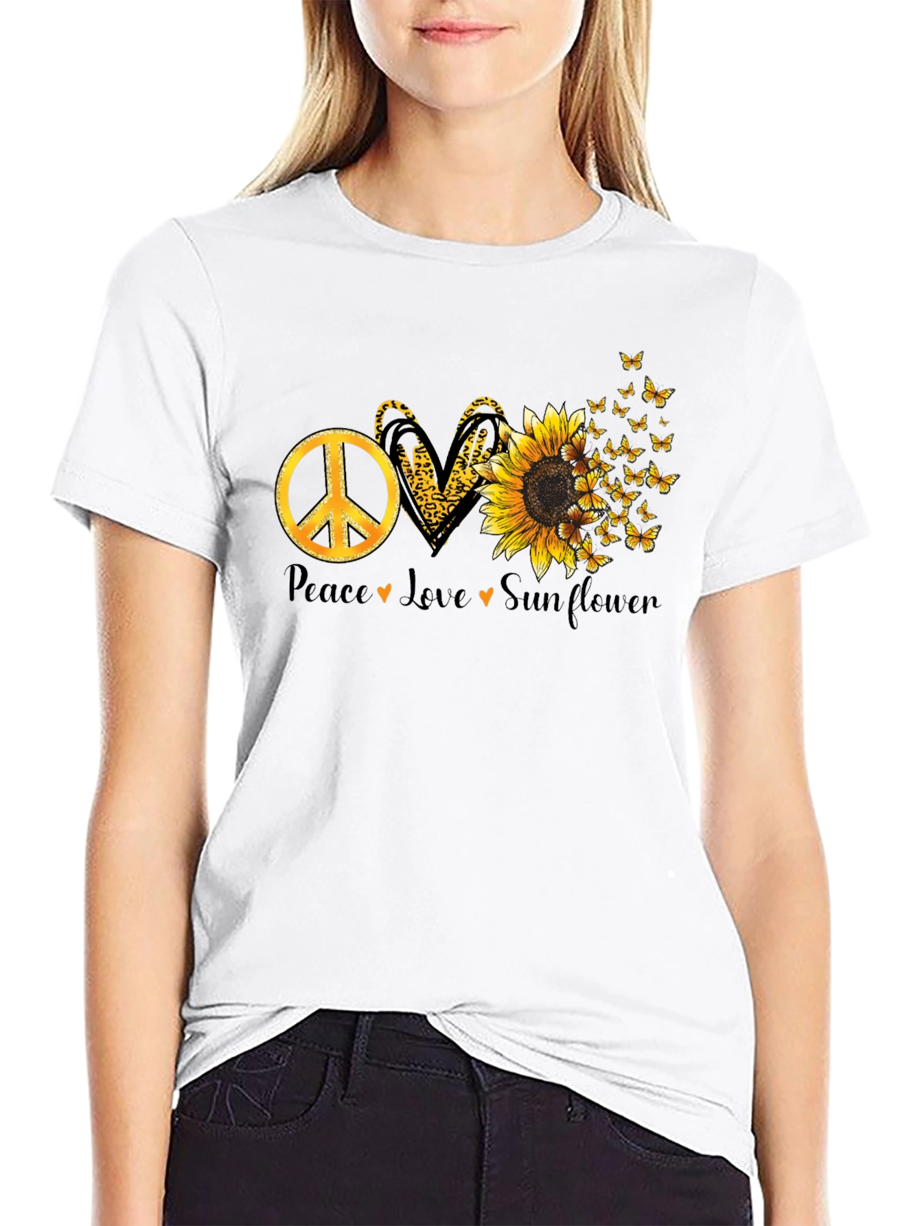 Peace Love Sunflower T-Shirt