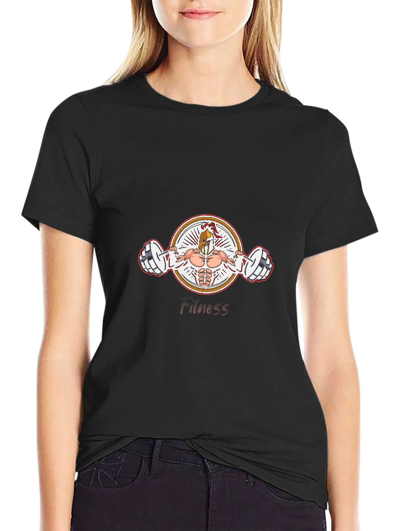 Fitness Gladiator Black T-Shirt