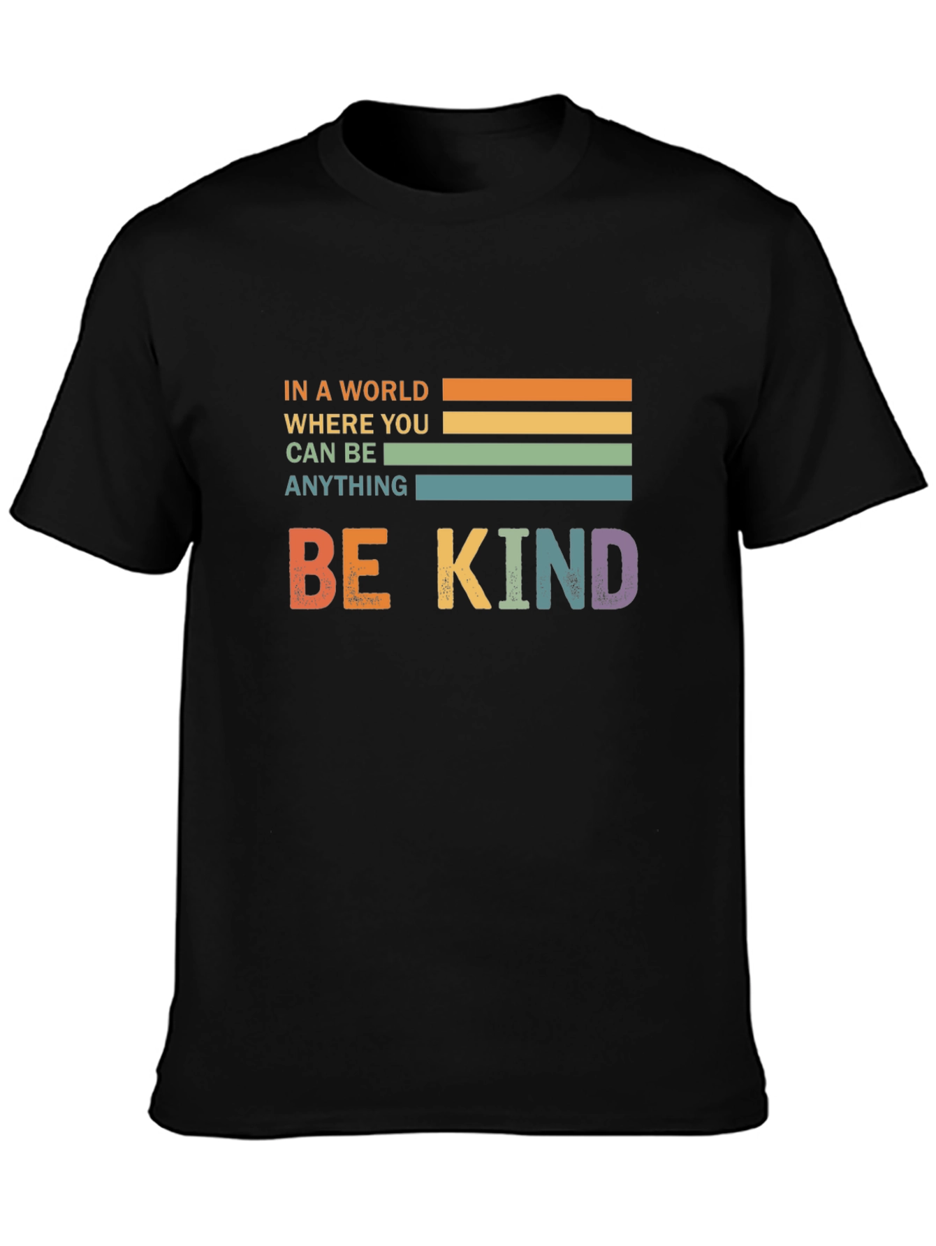 Be Kind Retro Graphic T-Shirt - Positive Vibes