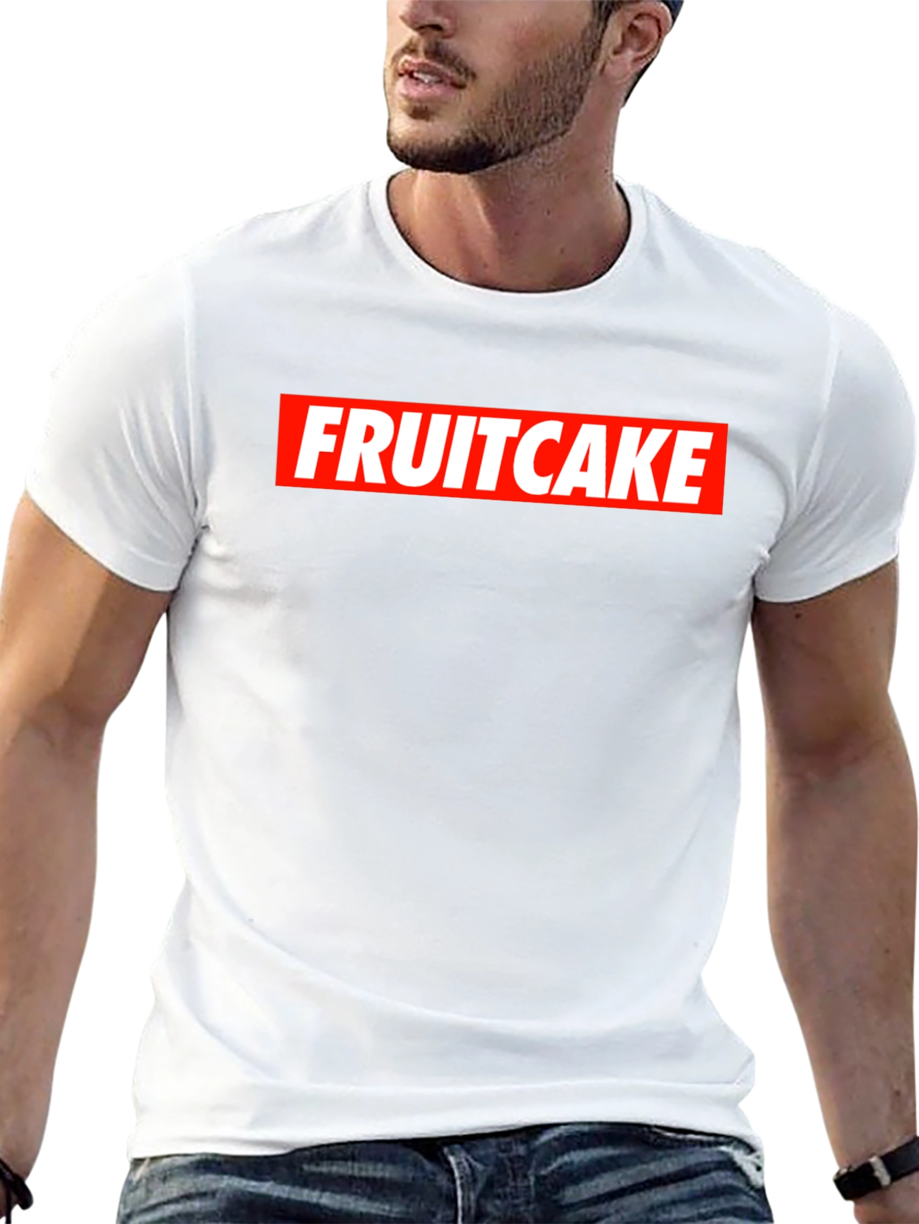 Fruitcake Box Logo Graphic Tee - Bold Streetwear Style