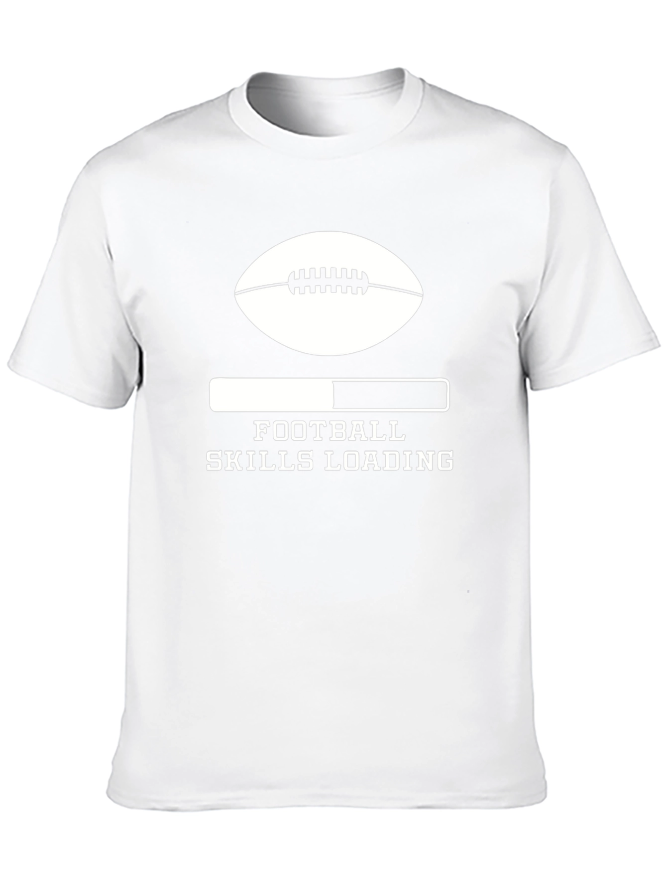 Football Skills Loading T-Shirt - Black Graphic Tee