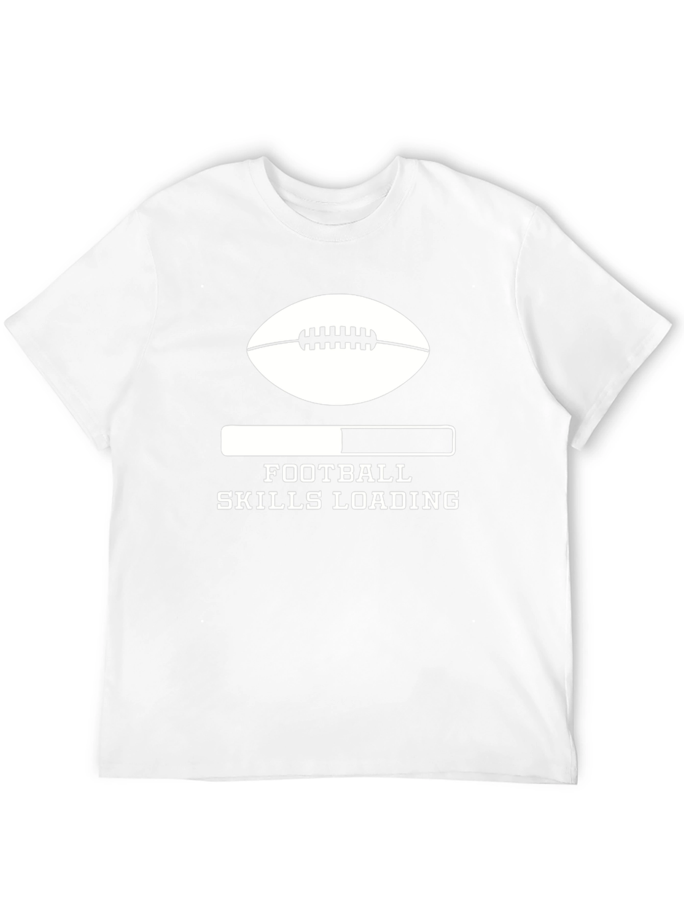 Football Skills Loading T-Shirt - Black Graphic Tee