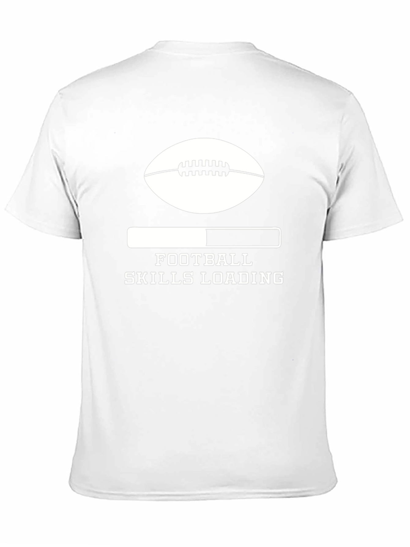 Football Skills Loading T-Shirt - Black Graphic Tee