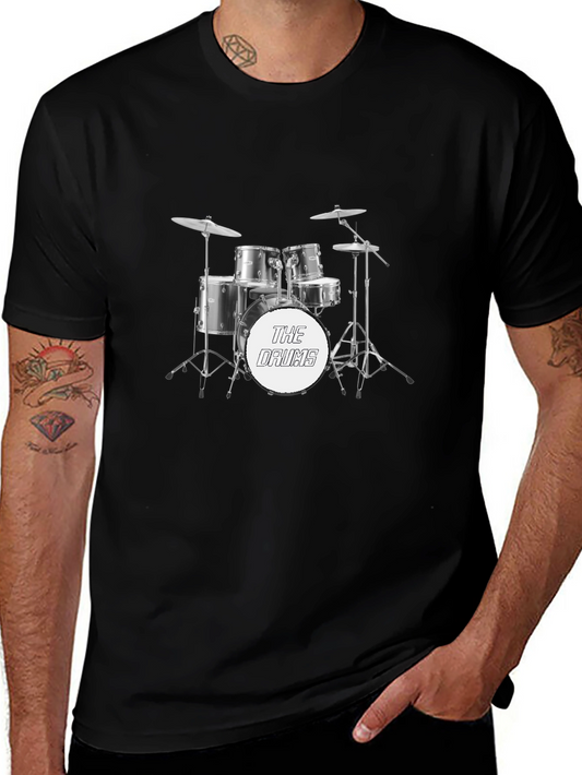 The Drums Band Graphic Tee - Black