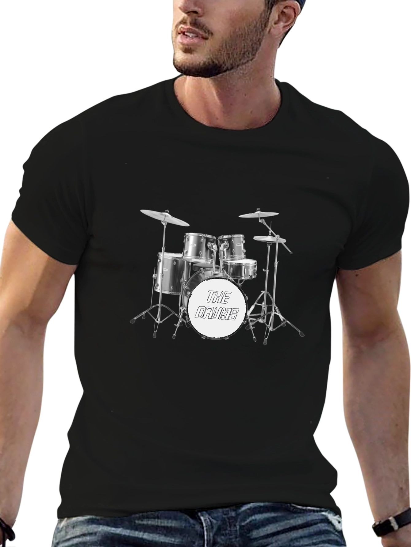 The Drums Band Graphic Tee - Black