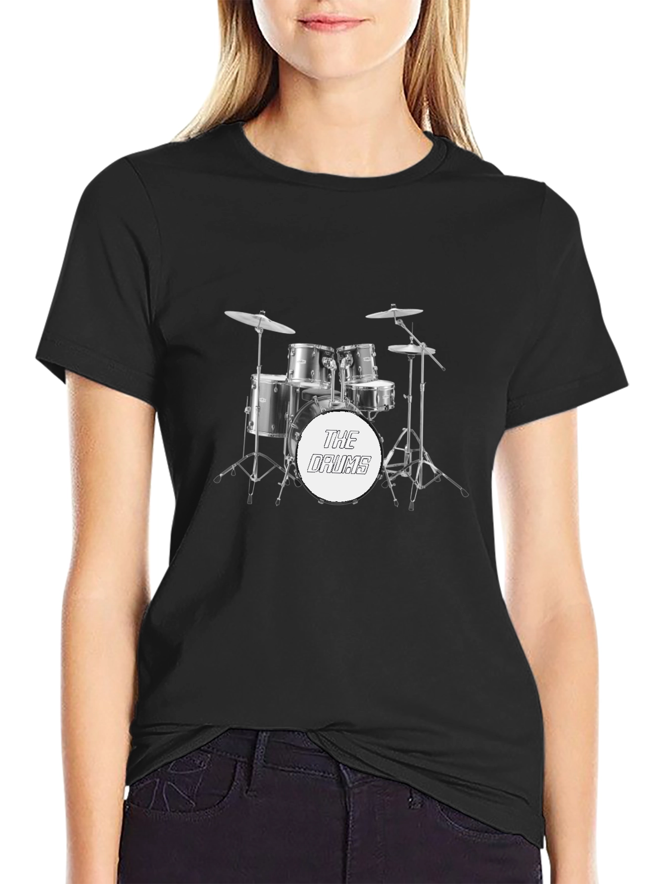 The Drums Band Graphic Tee - Black
