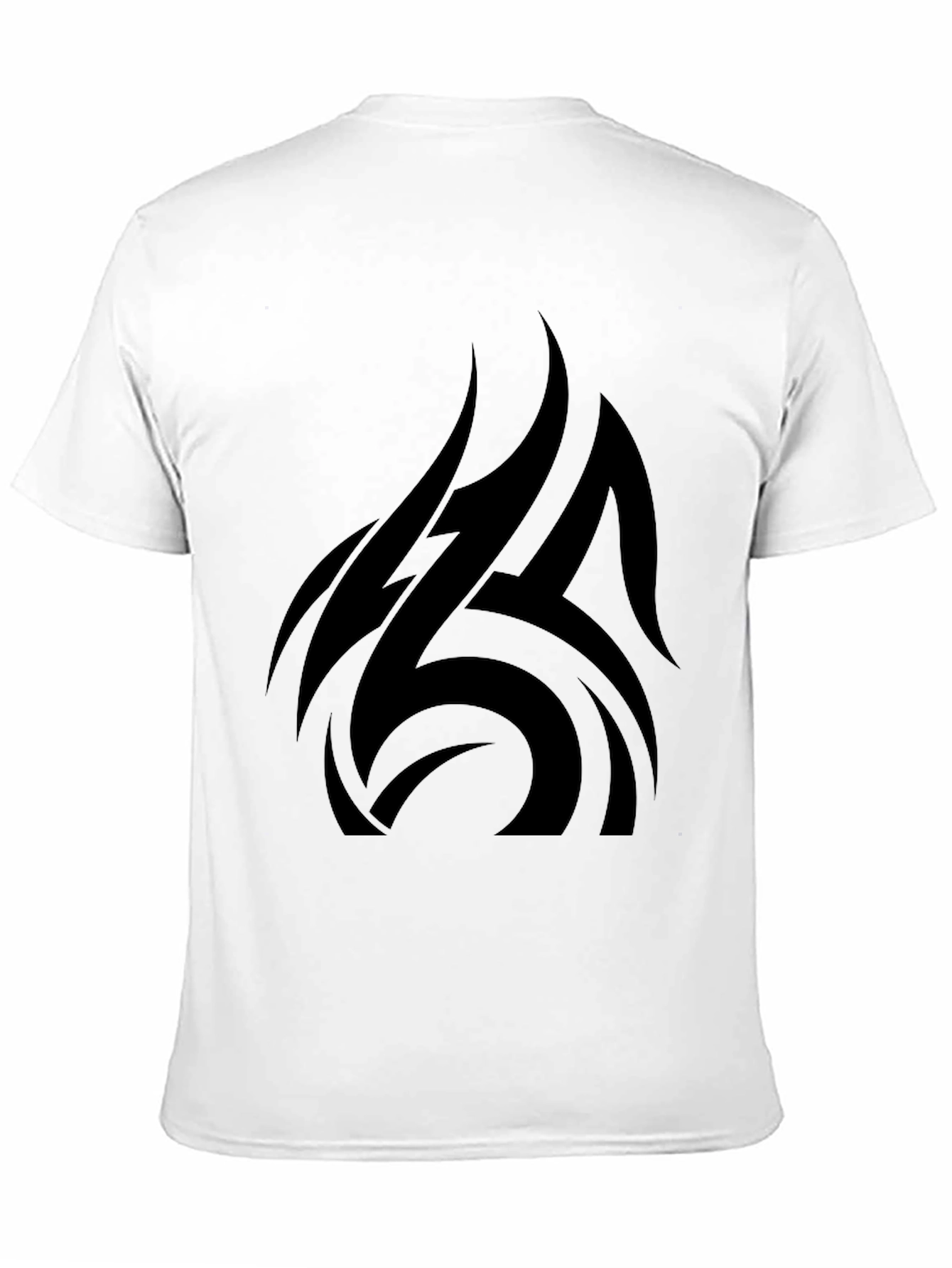 Black Tribal Graphic T-Shirt - Stylish Mens Apparel