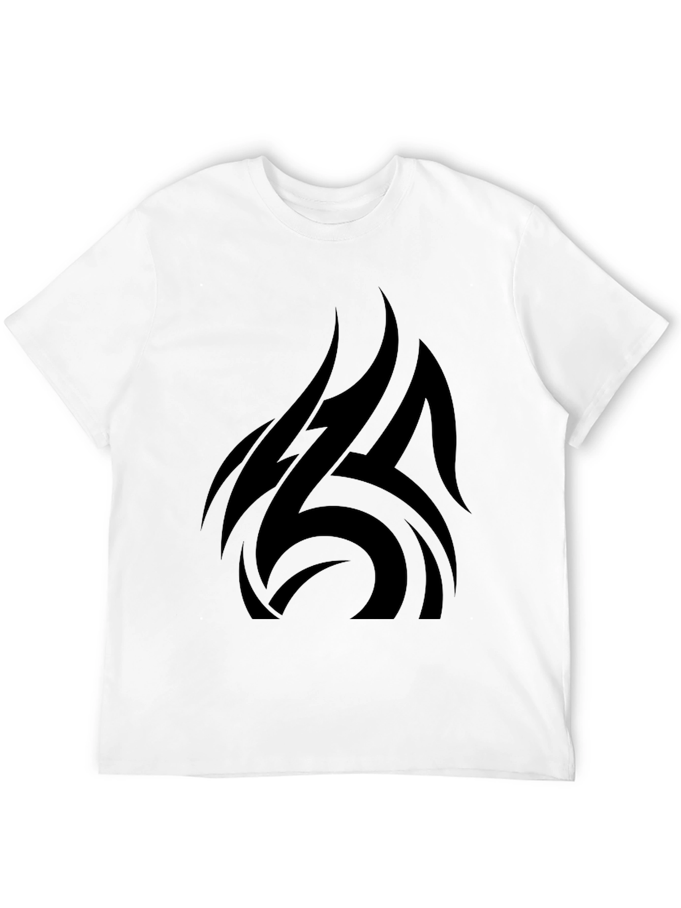 Black Tribal Graphic T-Shirt - Stylish Mens Apparel