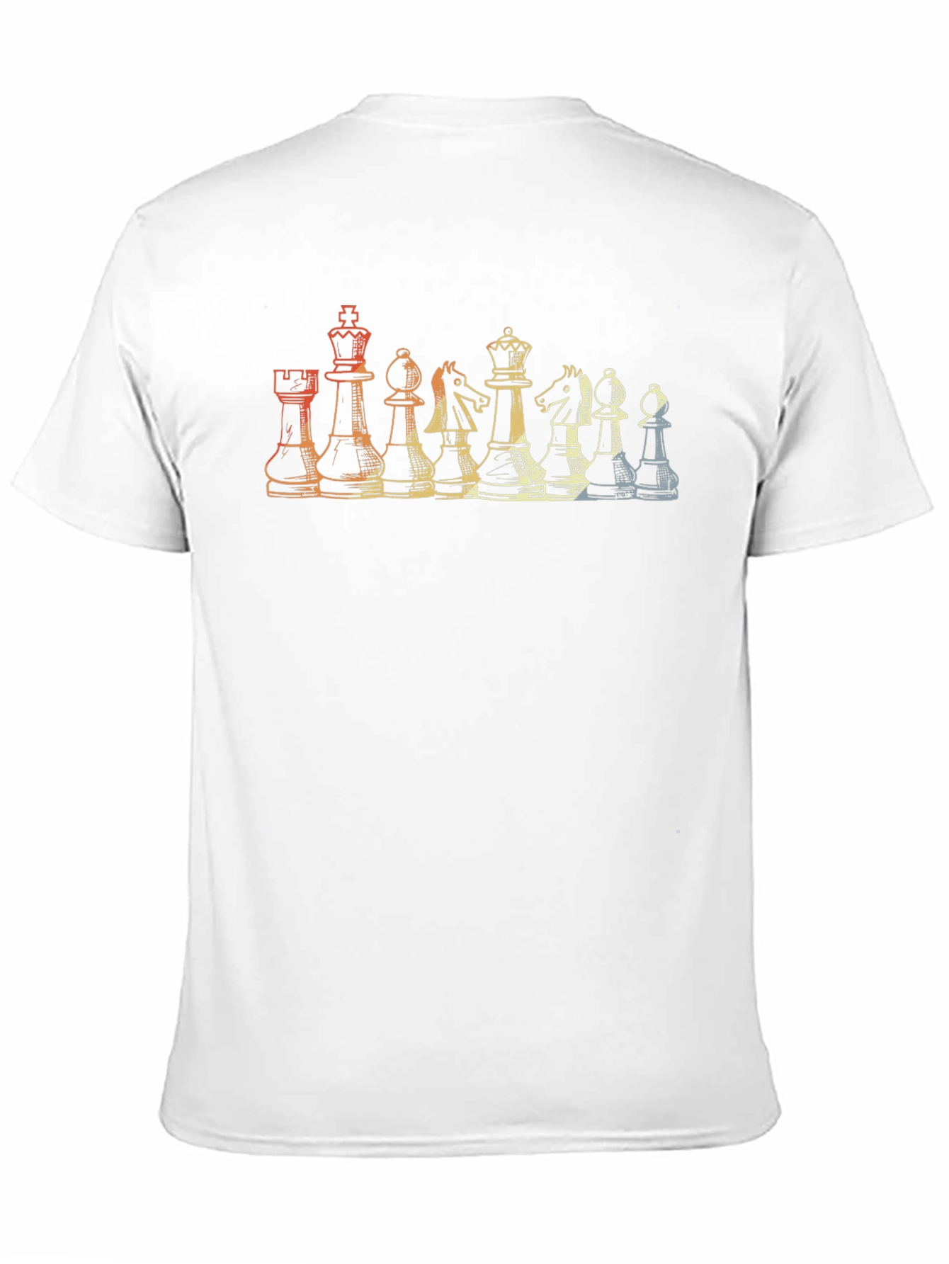Chess Piece Retro Graphic T-Shirt
