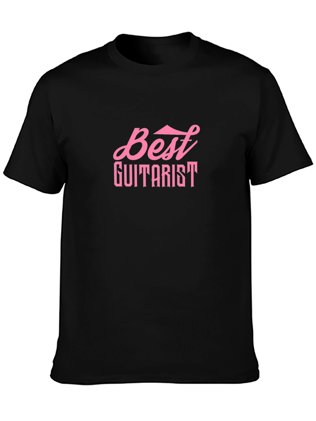 Best Guitarist Black Cotton T-Shirt