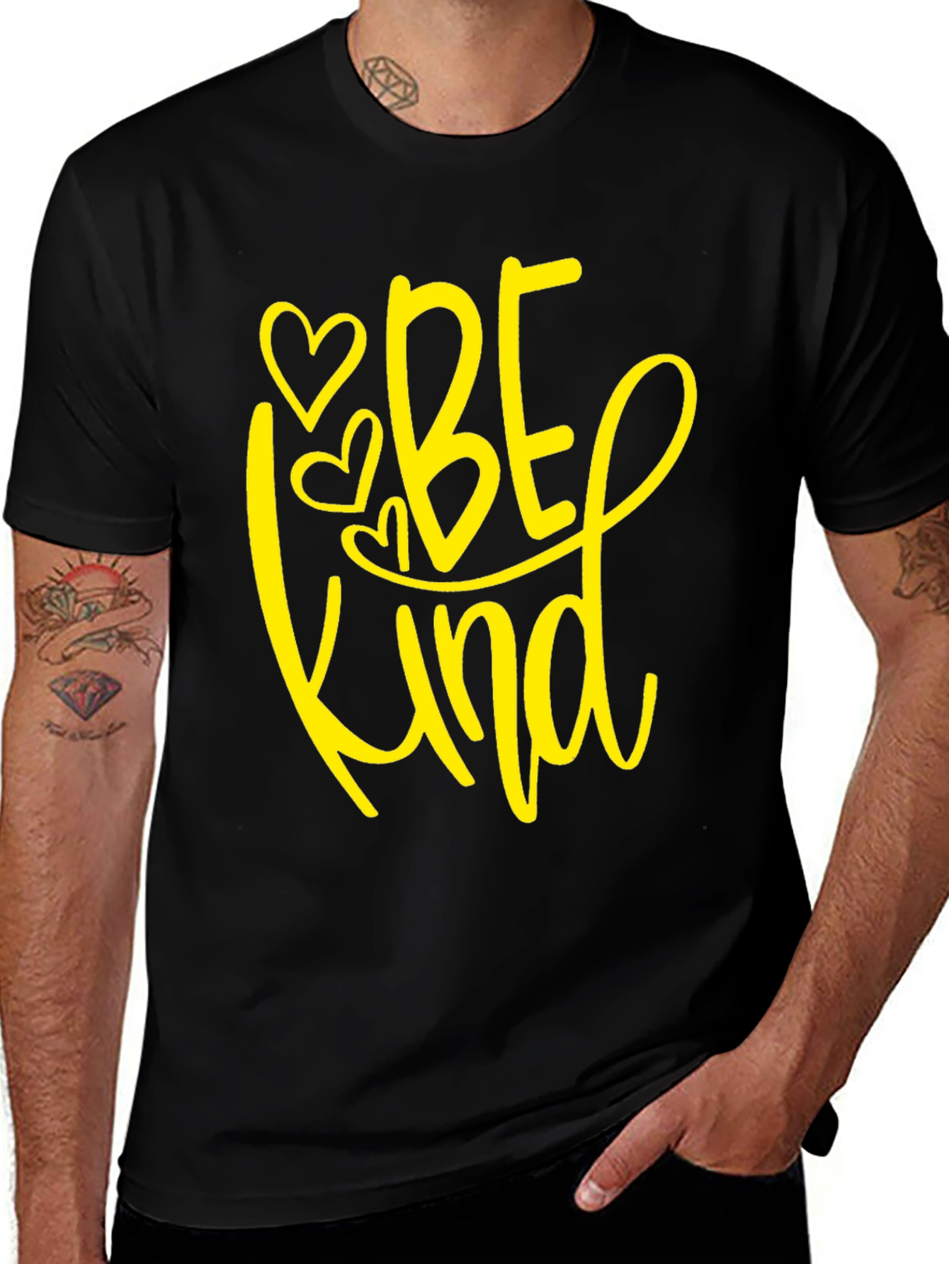 Be Kind Graphic Tee - Black