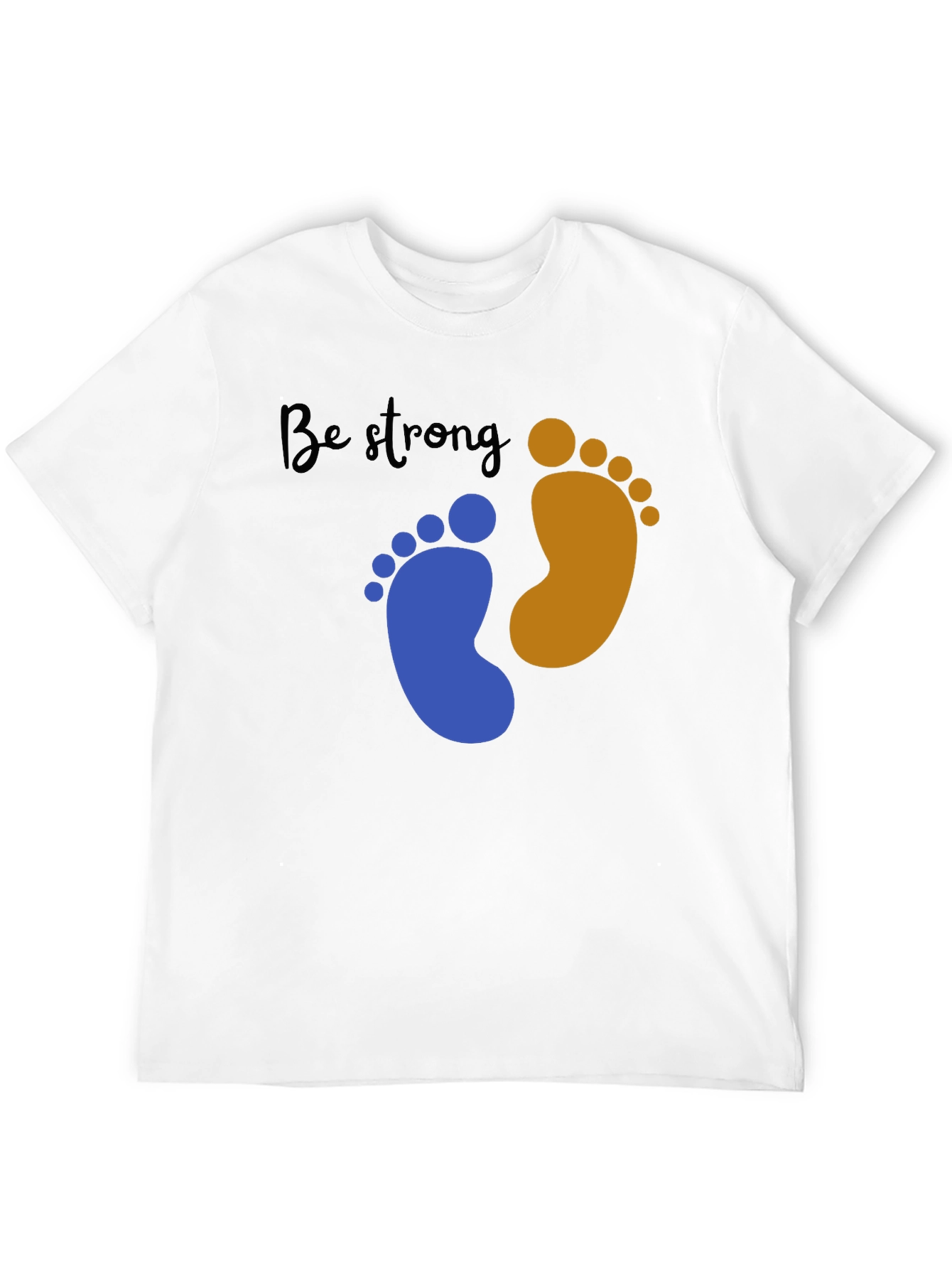 Be Strong Footprints Graphic Tee