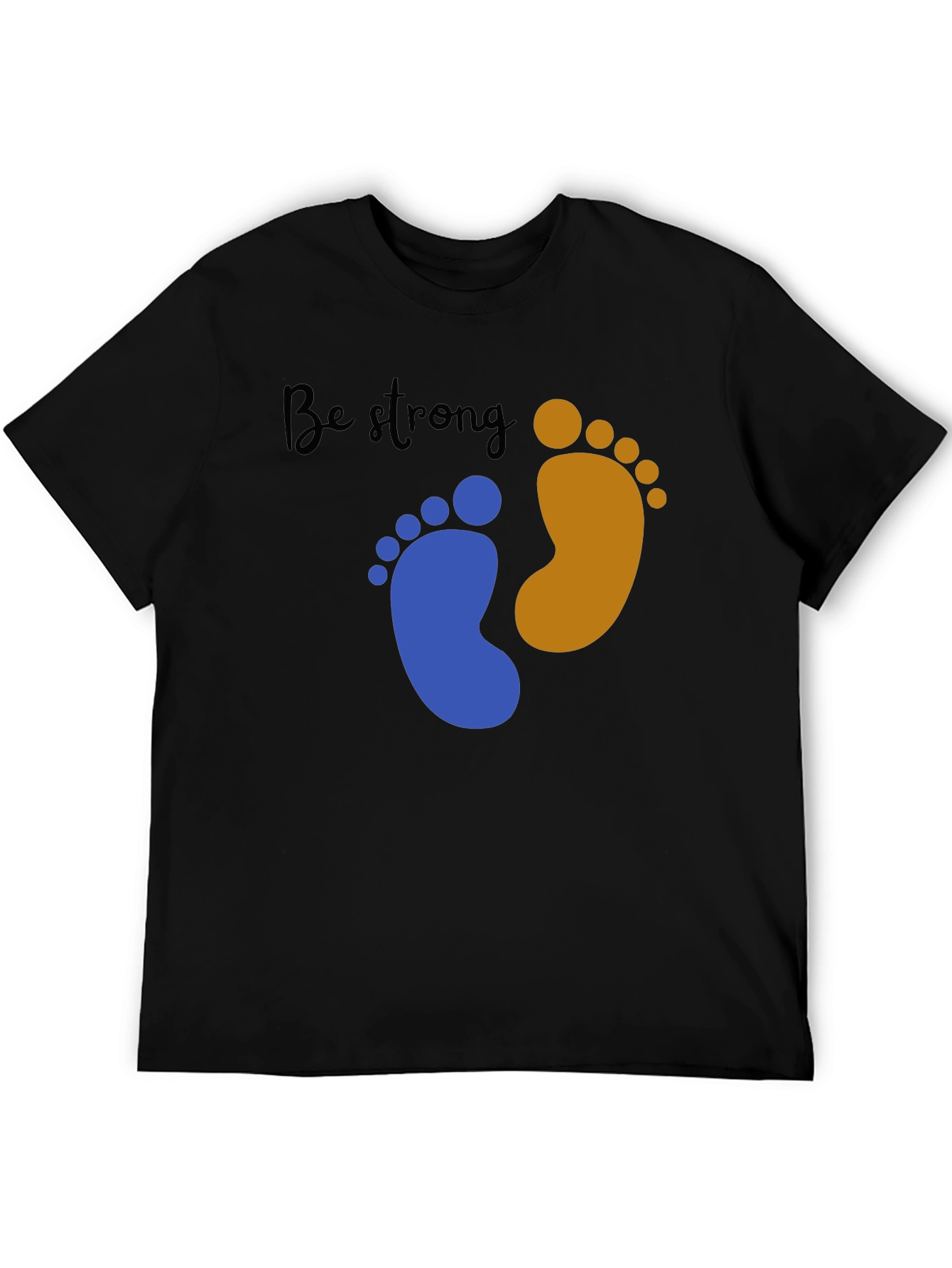 Be Strong Footprints Graphic Tee