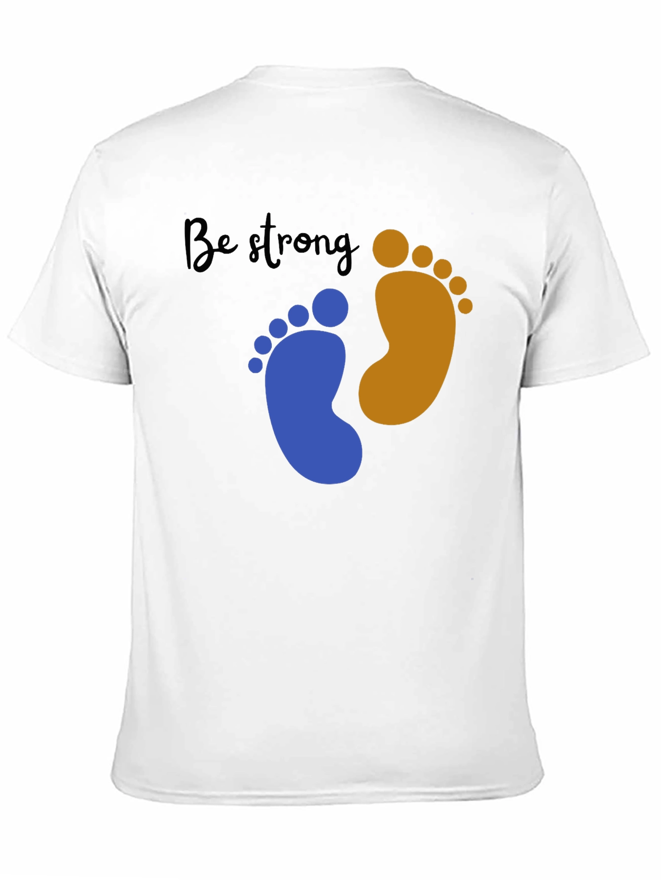 Be Strong Footprints Graphic Tee
